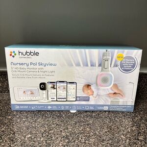 Hubble Nursery Pal Skyview 5” HD Baby Monitor w/ Crib Mount Camera & WiFi